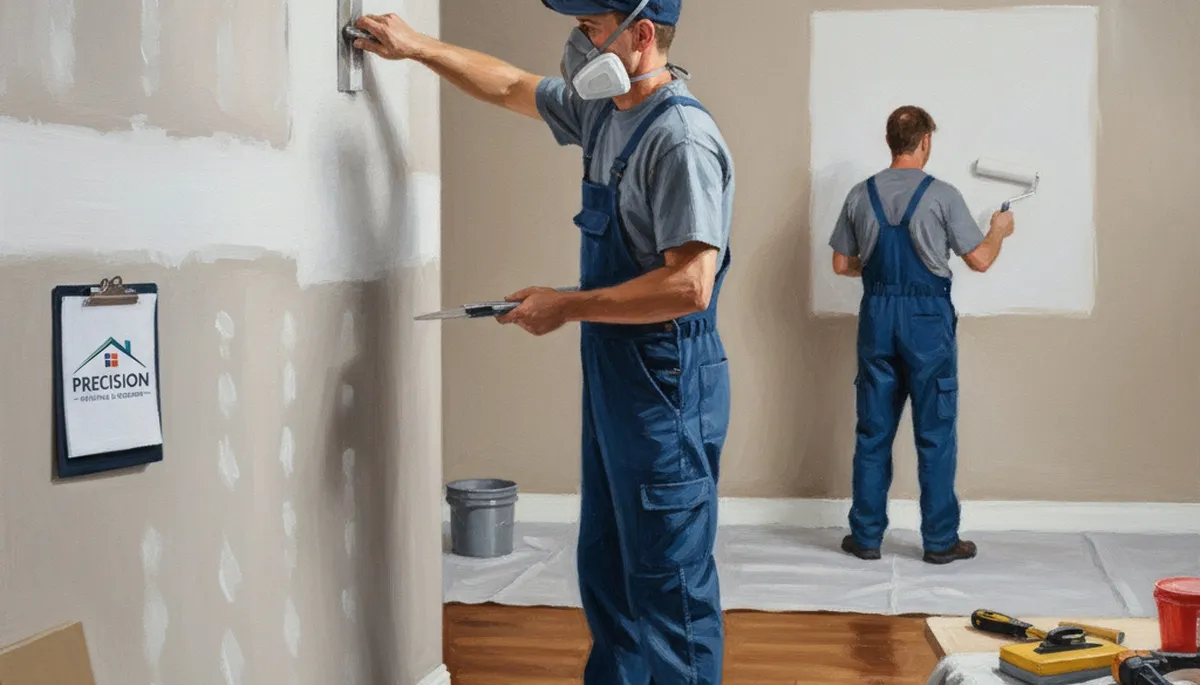 Billings, MT painters repair drywall cracks and holes for a smooth wall finish